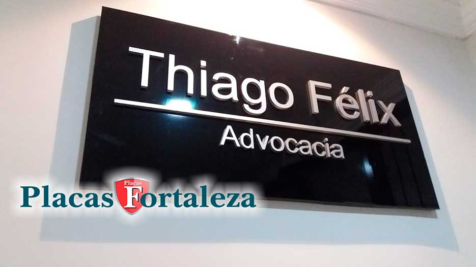 Placa De Acm Com Letras Em Acrilico4 Placas Fortaleza Empresa De Comunicacao Visual